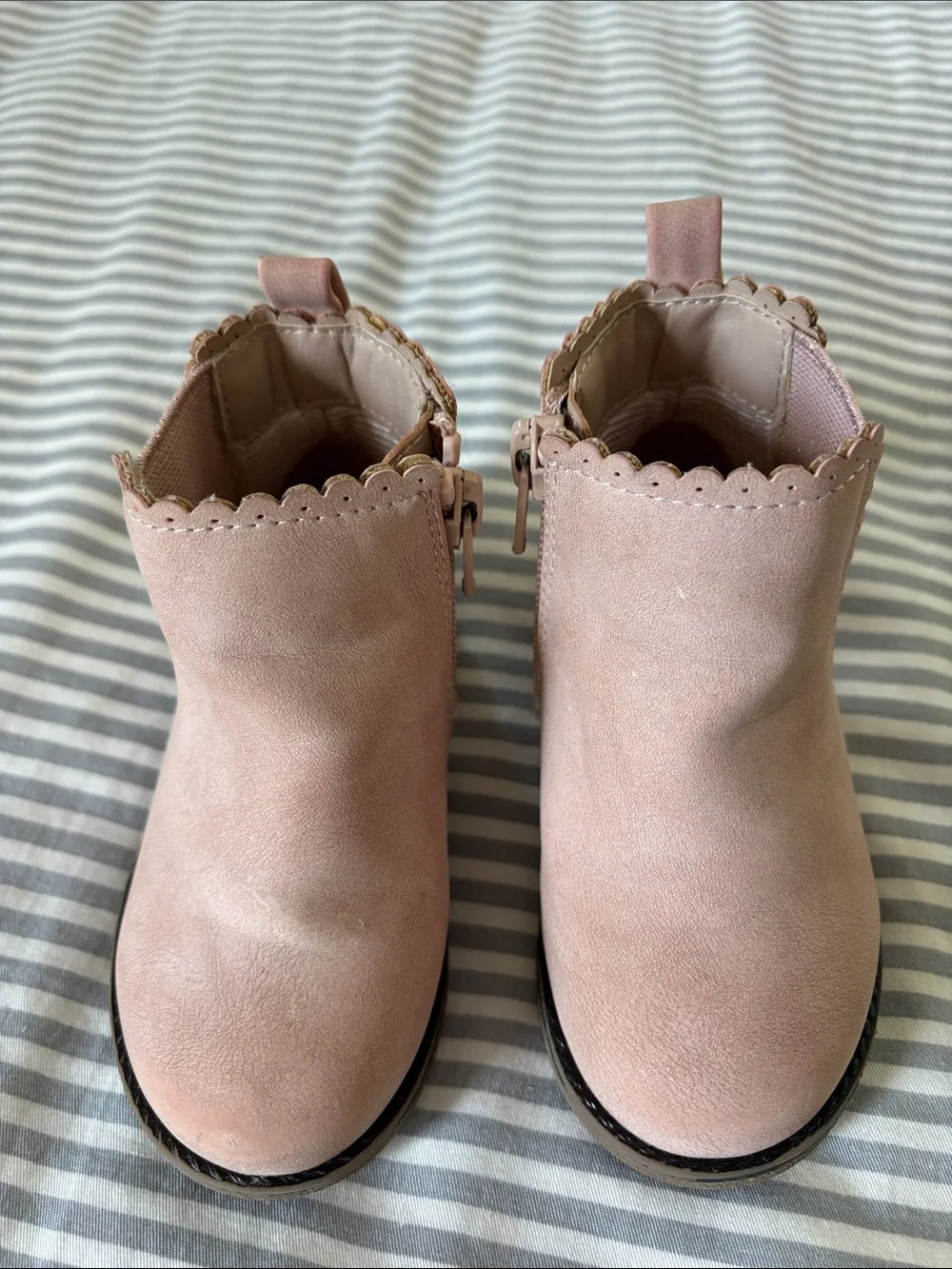 Kids Pink Chelsea Boots